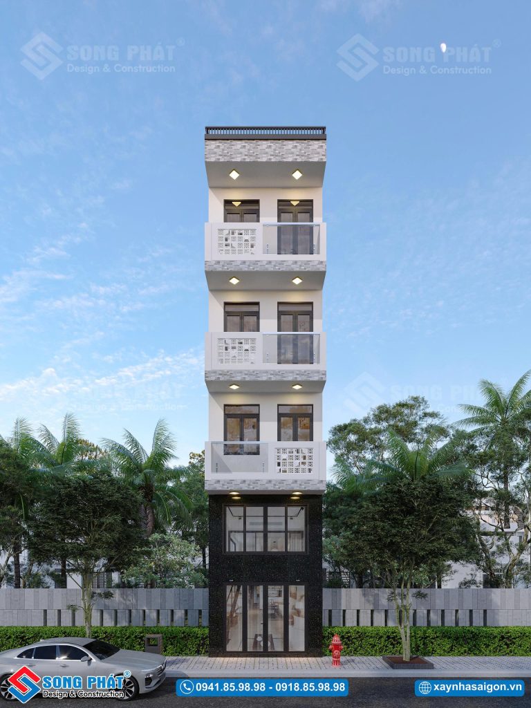 Phương án mặt tiền gia đình anh Hùng đã chốt