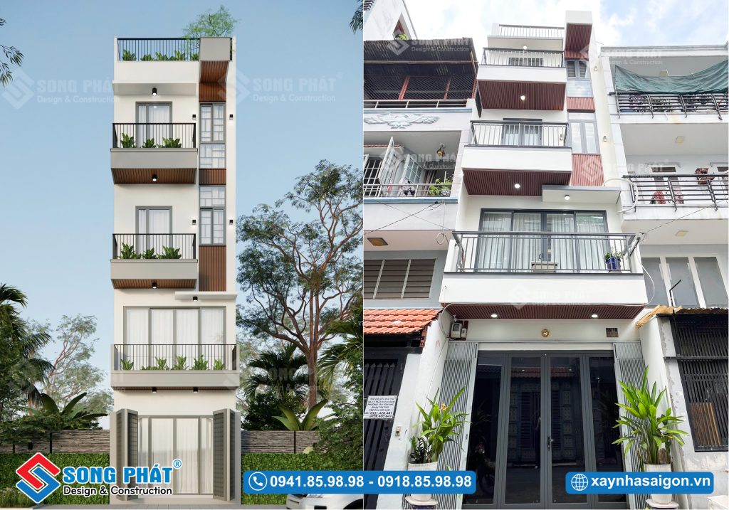 Nhà phố 4 tầng 4x12m7, CĐT chị Thành - Tân Phú 