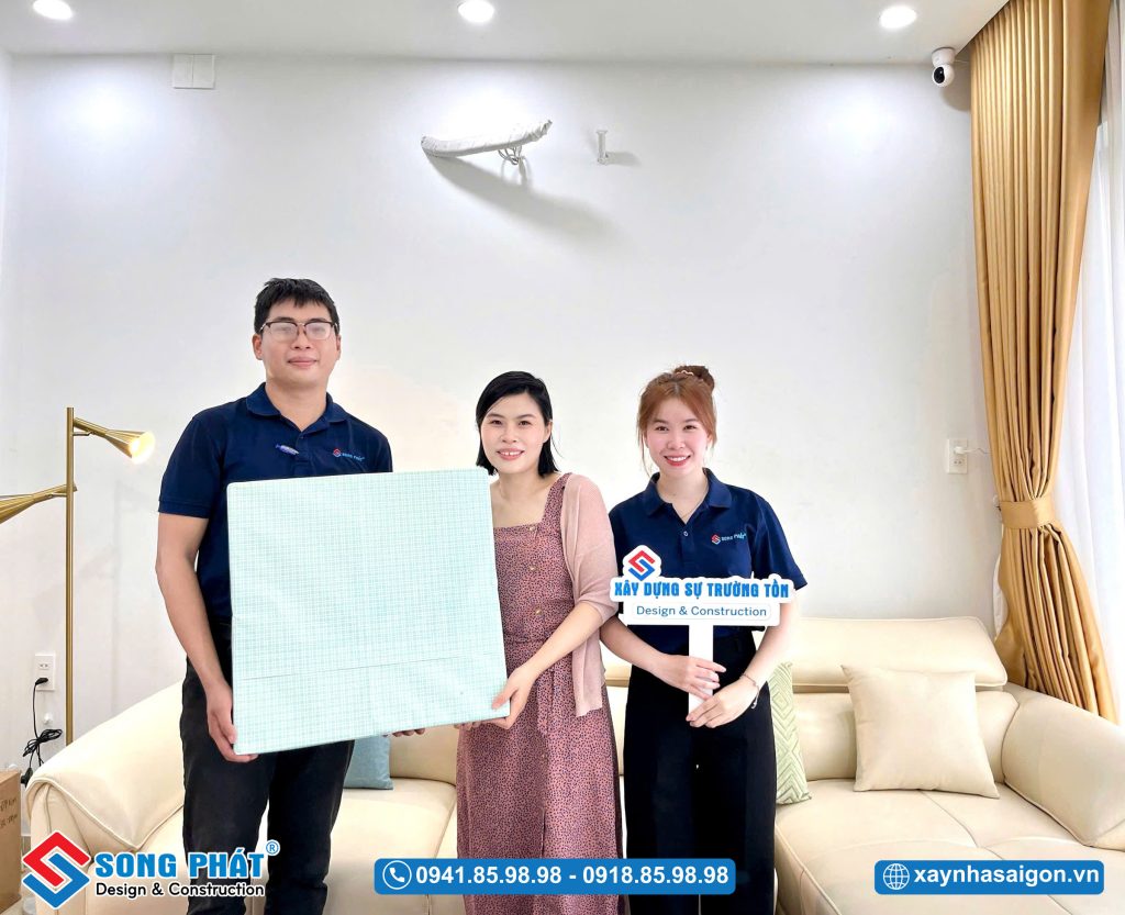 Bàn giao nhà chị Thành - Tân Phú 