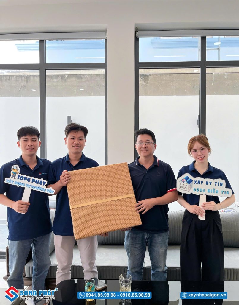 Bàn giao nhà anh Tuấn - Q12