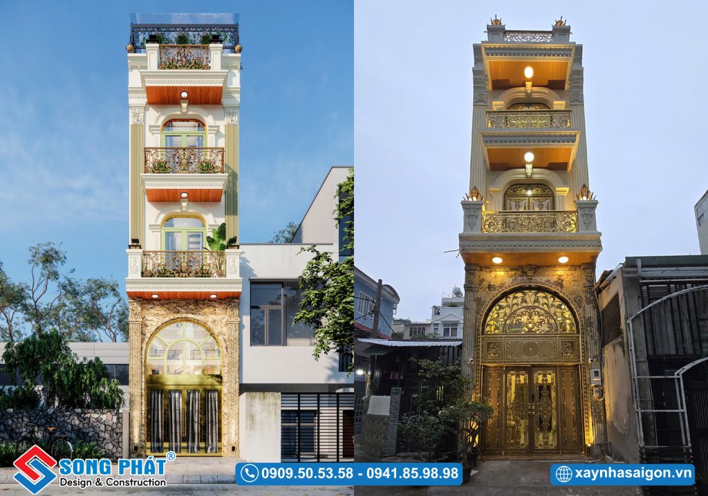 Nhà trệt lửng 2 lầu sân thượng thang máy kính 4x17m – CĐT Anh Phú – Quận 10
