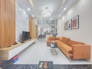 Thiết kế mẫu nhà 4x22m trệt 2 lầu 1 tum full nội thất