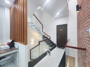 Thiết kế mẫu nhà 4x22m trệt 2 lầu 1 tum full nội thất