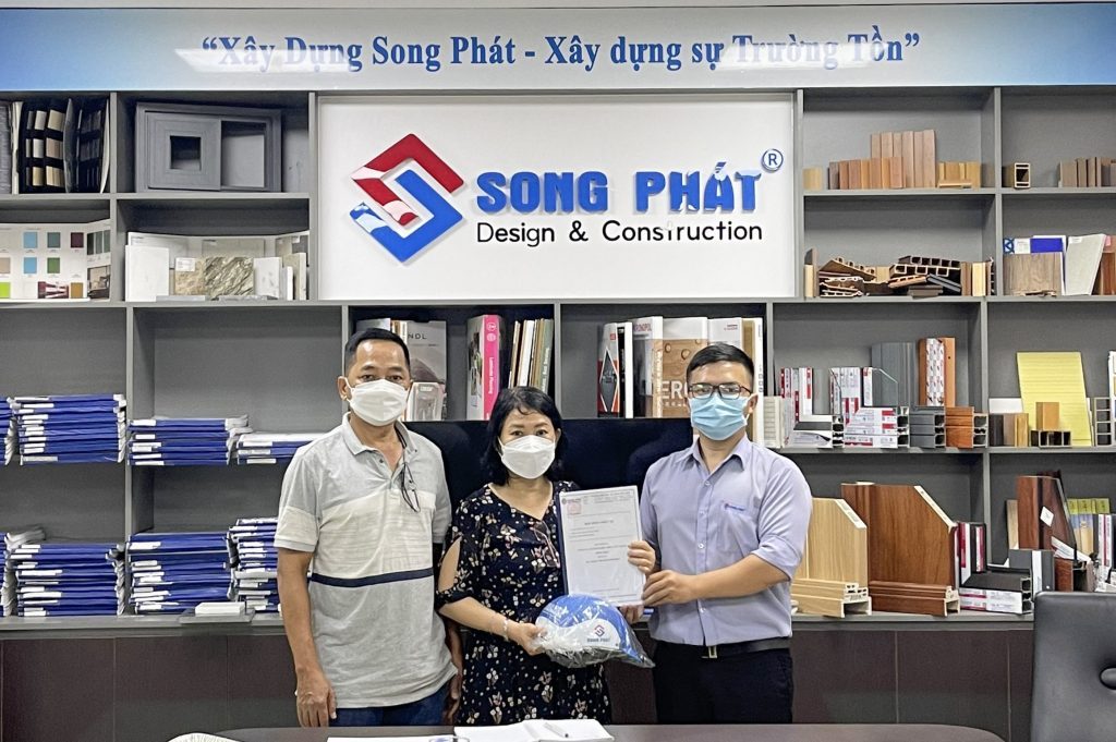 Gia đình cô Phượng đã ký hợp đồng thiết kế với kiến trúc sư Phan Anh Kiệt