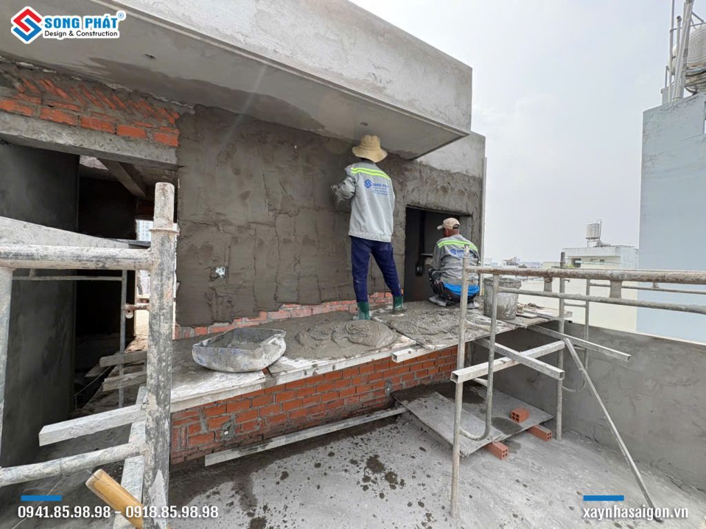 25/12 Tô tường các lầu