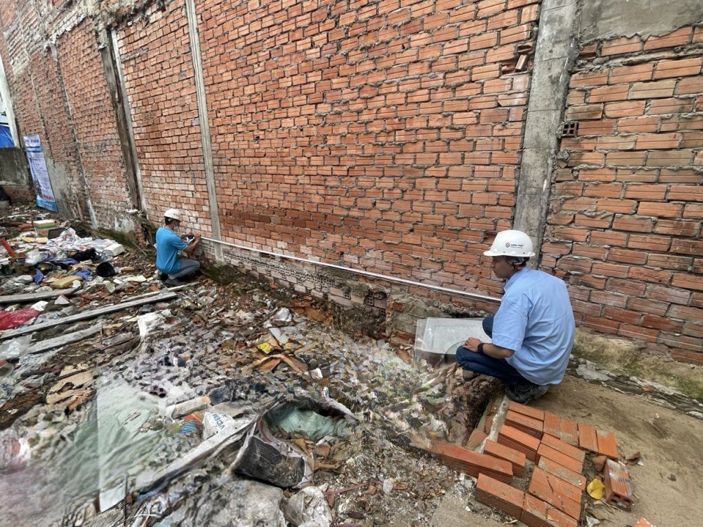 27/07 Tiến hành định vị công trình. 