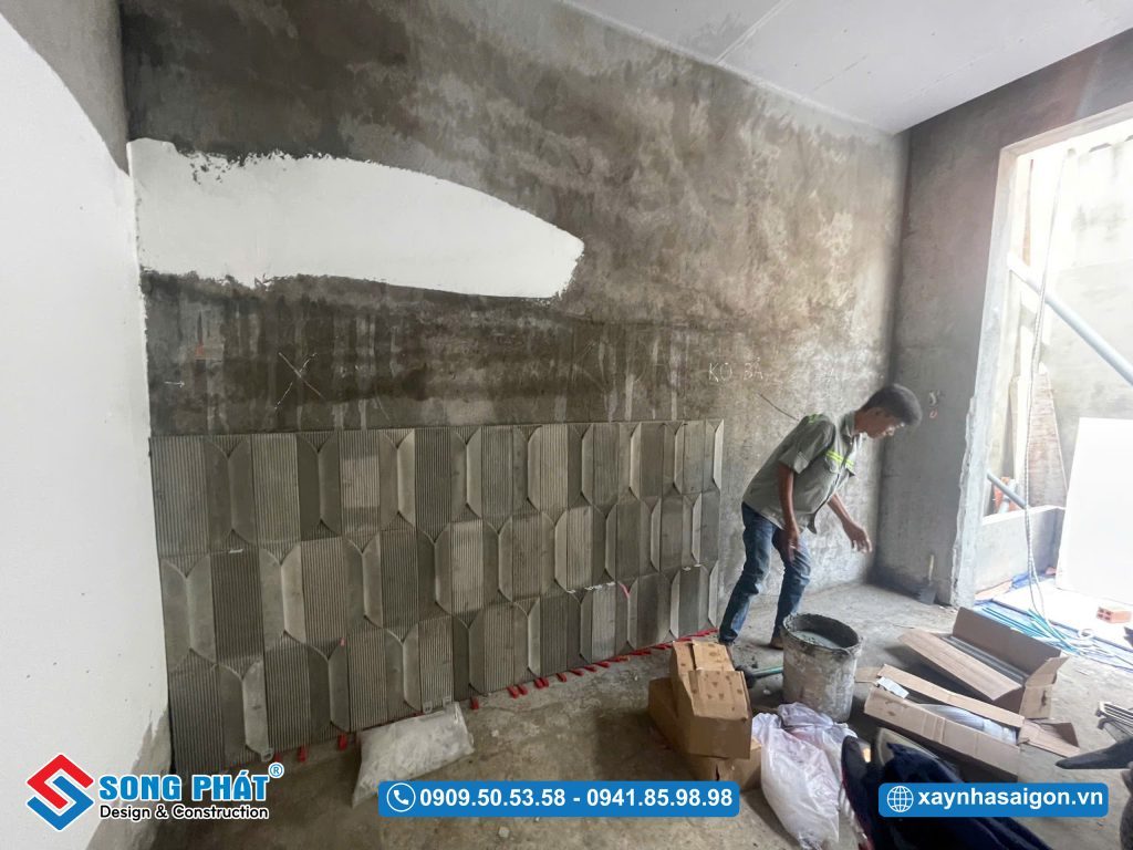 09/10 Ốp gạch trang trí bếp