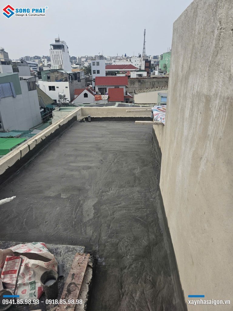 15/12 Chống thấm ban công sàn mái