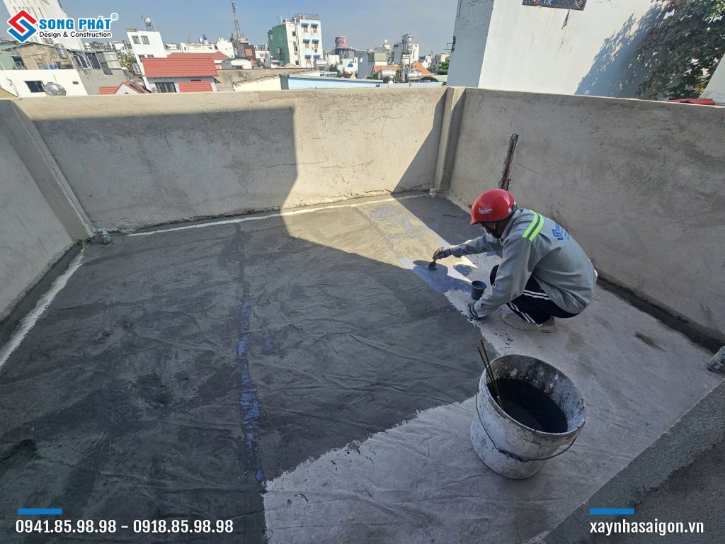 18/01 Chống thấm sàn sân thượng