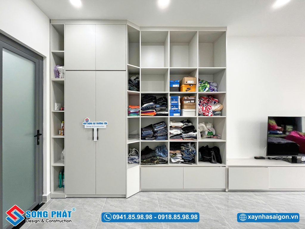 Tủ quần áo kịch trần tối ưu không gian sử dụng