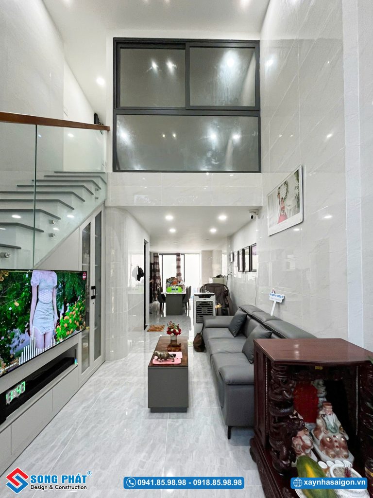 Không gian thoáng sáng với khoảng thông tầng