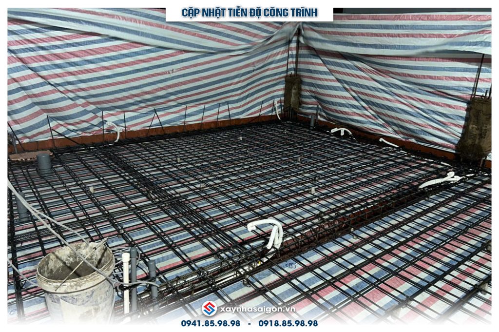 GCLĐ thép sàn lầu 1
