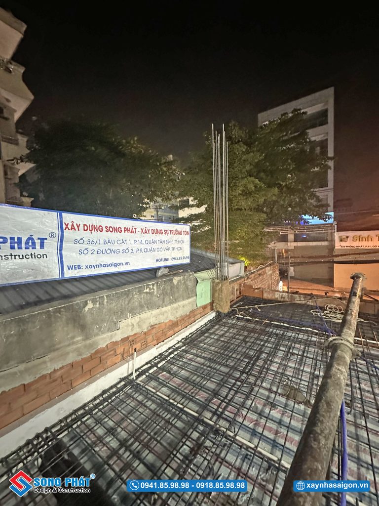 GCLĐ thép sàn lầu 1