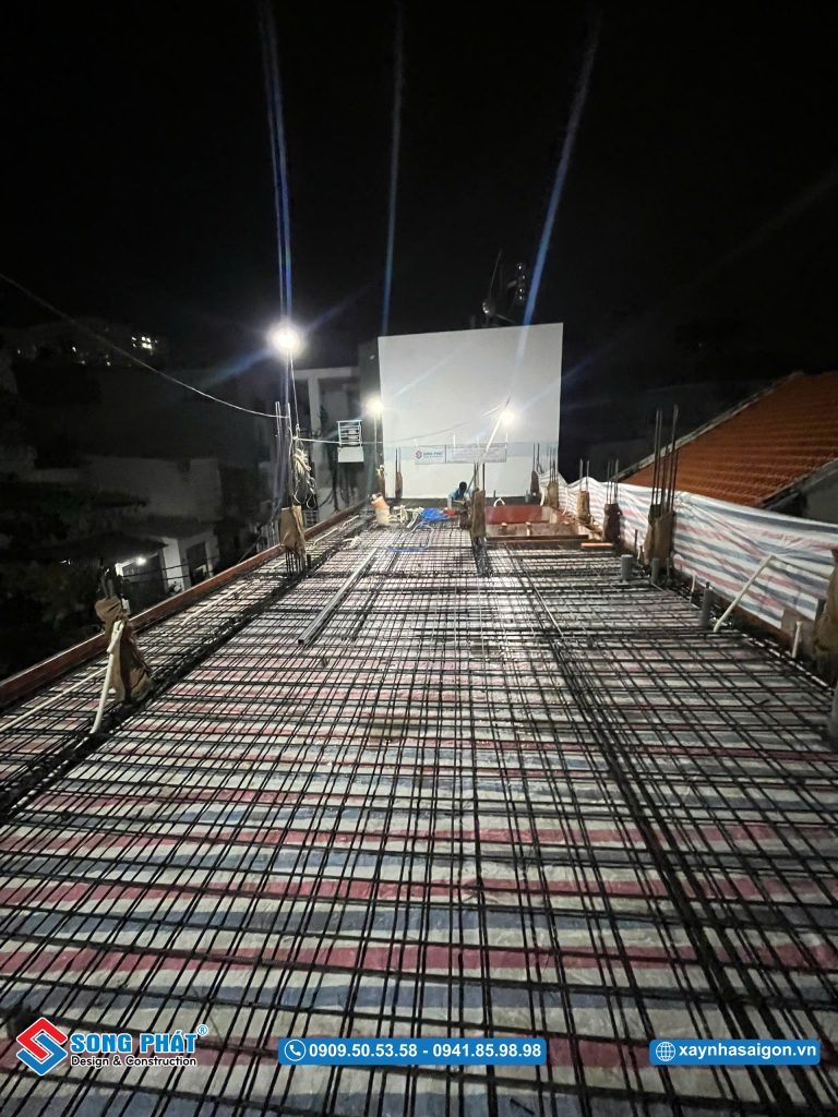GCLĐ thép sàn lầu 1