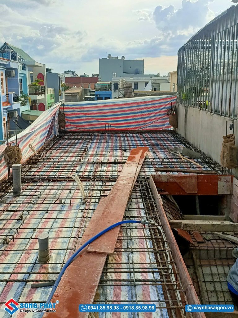 GCLĐ thép sàn lầu 2