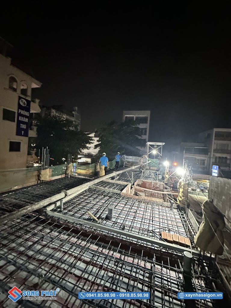 GCLĐ thép sàn lầu 2