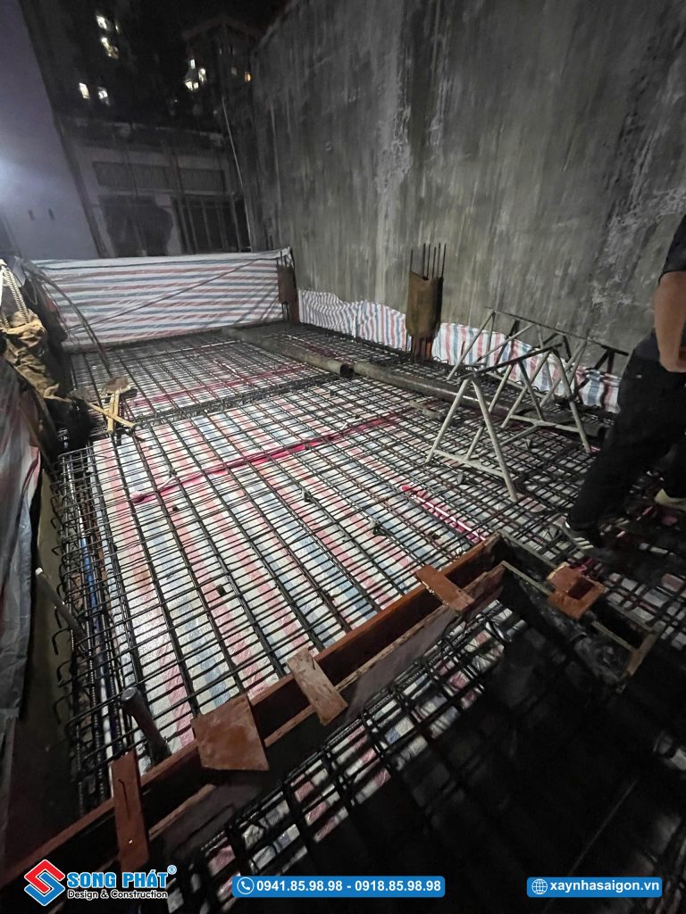 GCLĐ thép sàn lầu 1