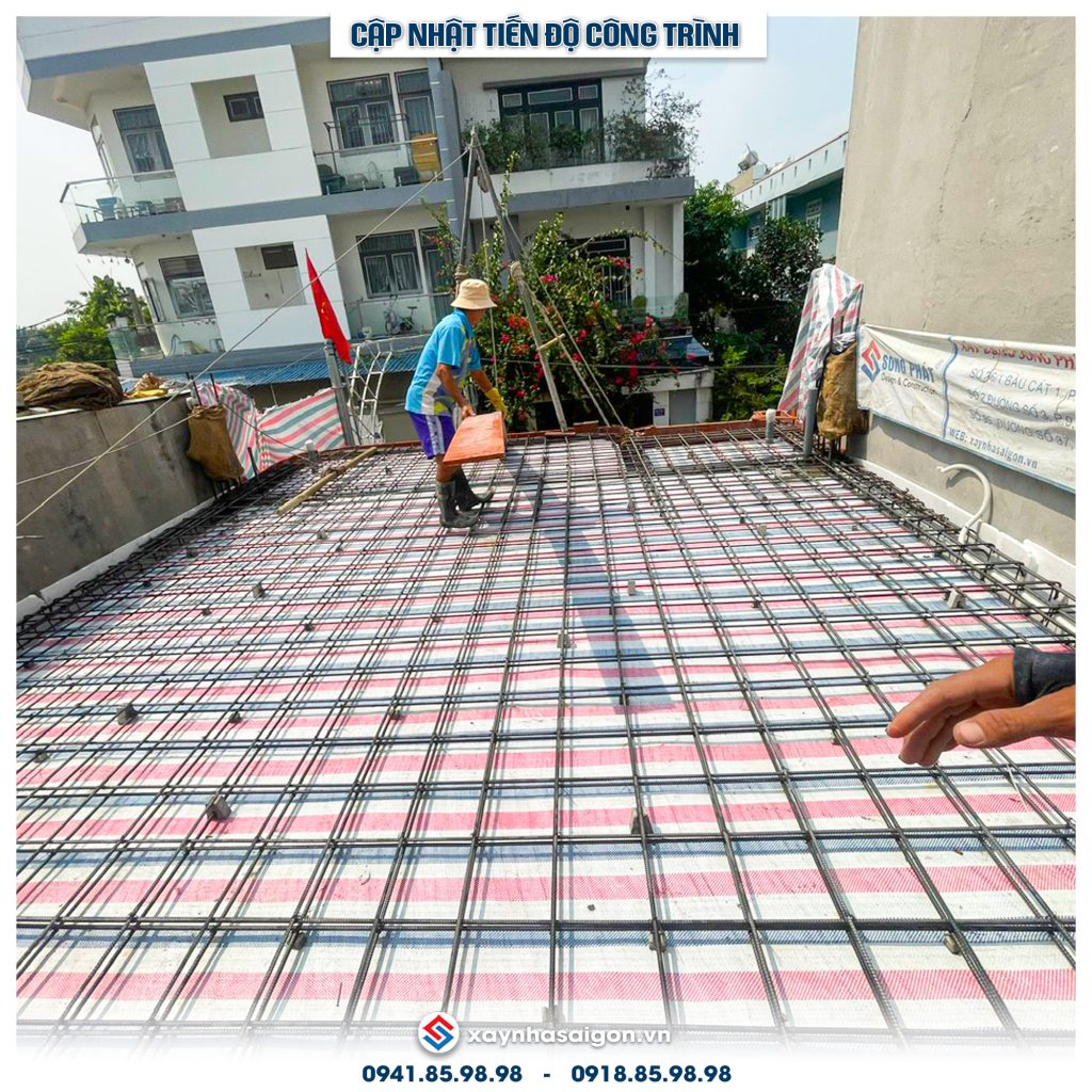 GCLĐ thép sàn lầu 1