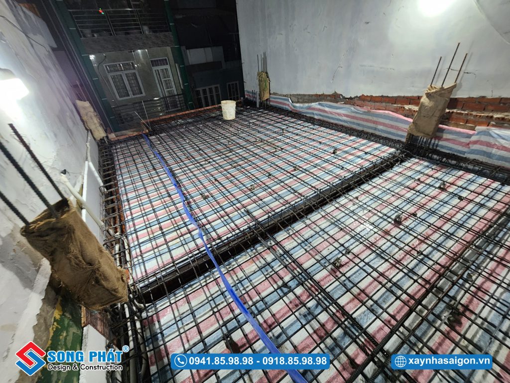 GCLĐ thép sàn lầu 2