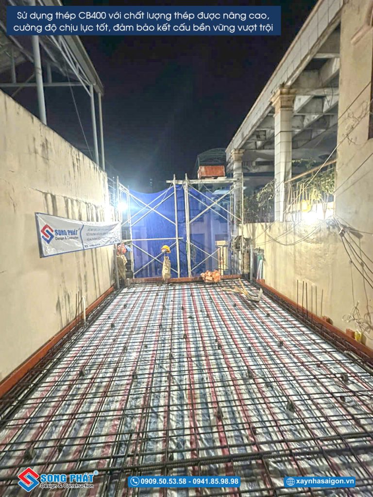 GCLĐ thép sàn lầu 2
