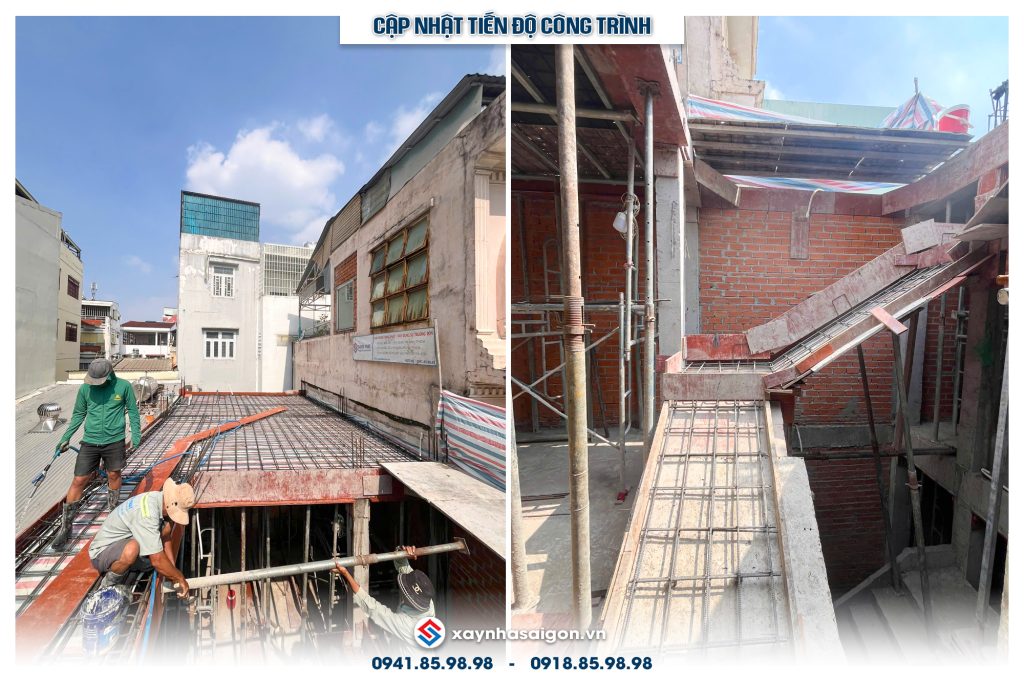 GCLĐ thép sàn lầu 2