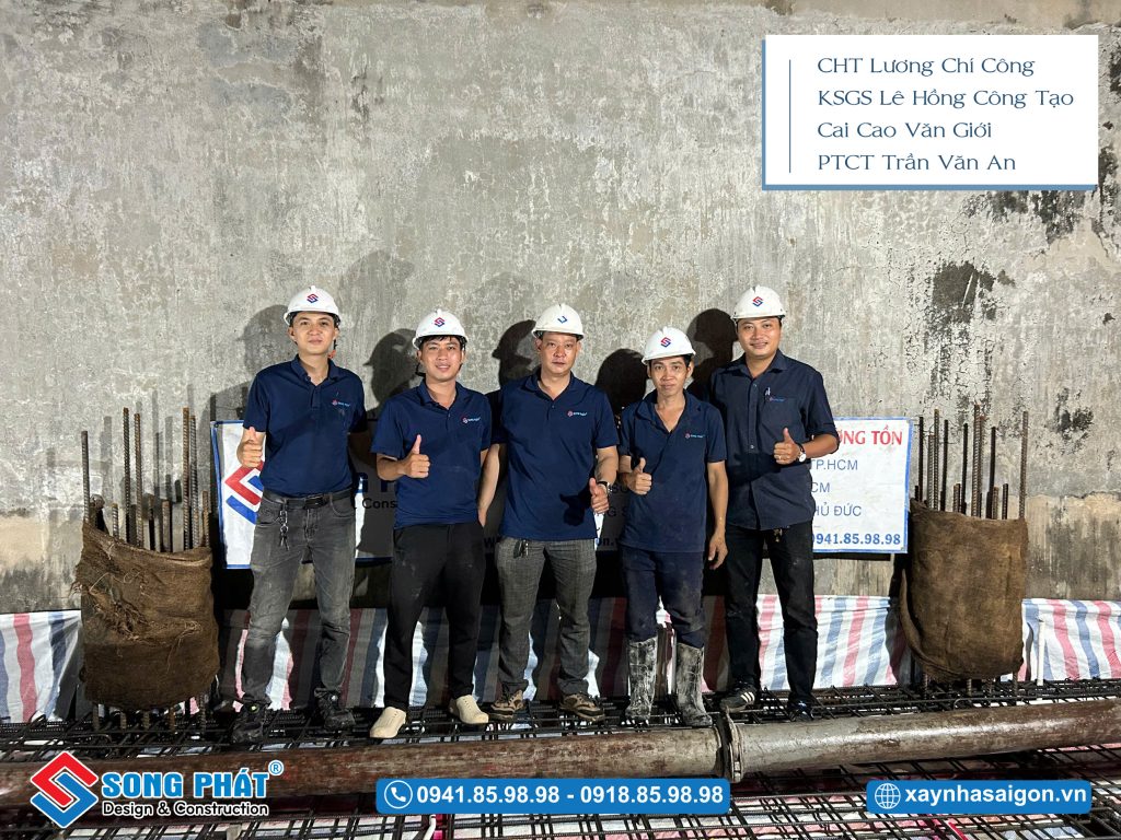 Đội ngũ Song Phát có mặt nghiệm thu thép sàn hoàn thiện
