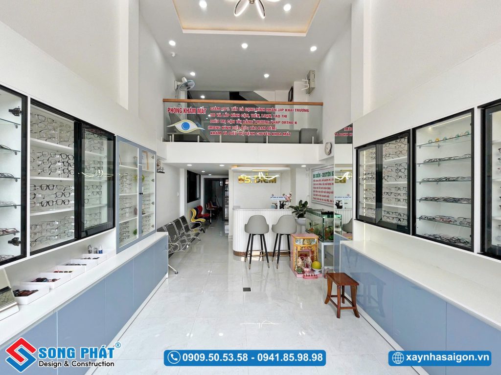 Tầng trệt được tận dụng làm không gian kinh doanh hiệu quả