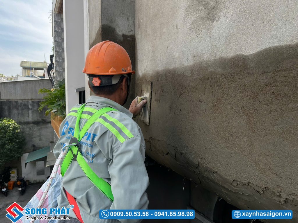 9/1 Thi công tô mặt tiền