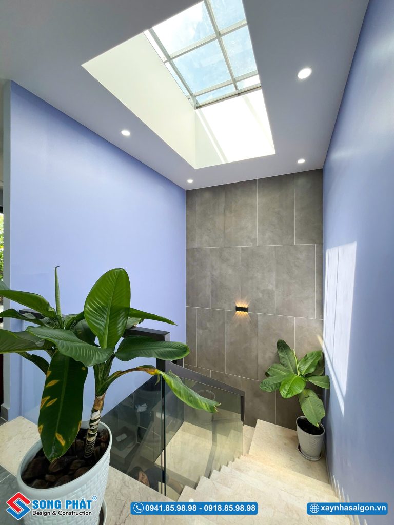 Khu vực giếng trời thoáng đạt