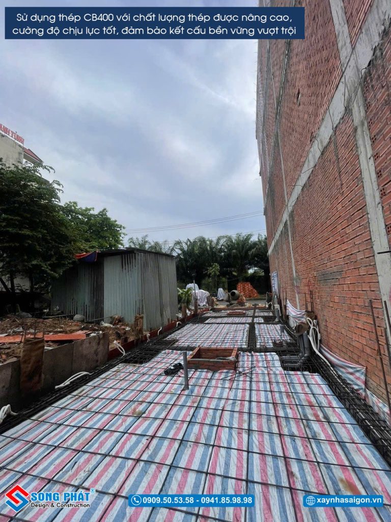 25/05 Hoàn thiện đi thép móng – sàn trệt
