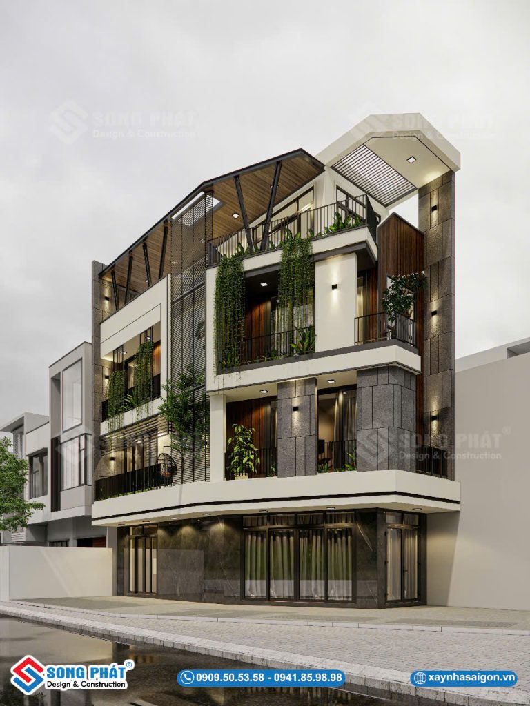 Phương án mặt tiền gia đình anh Dũng đã chốt
