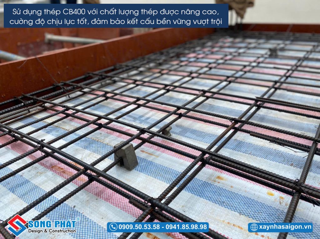 28/04 Hoàn thiện đổ bê tông sàn lầu 2 