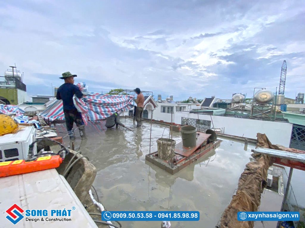 12/05 Cất nóc sàn mái 