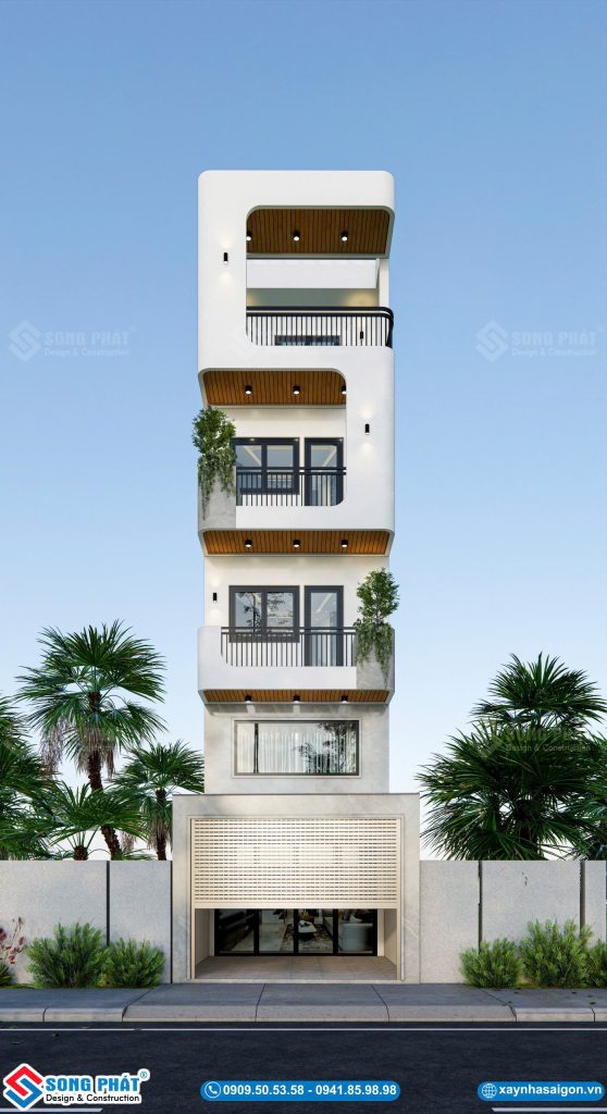 Thiết kế mặt tiền gia đình anh Lý đã chốt thi công