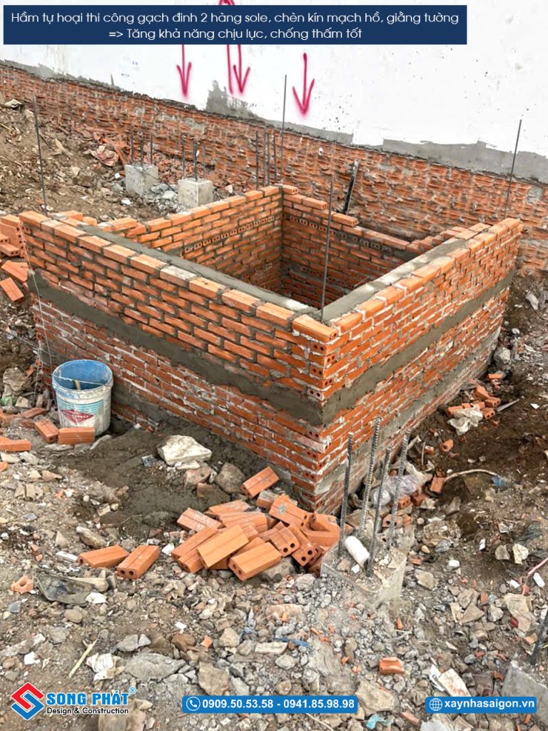 17/04 Xây tô hầm tự hoại 