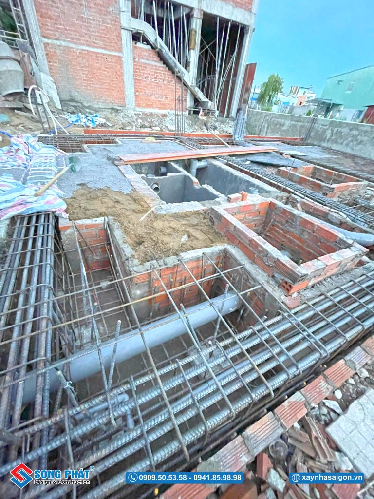 14/05 Gia công lắp đặt thép móng - giằng móng