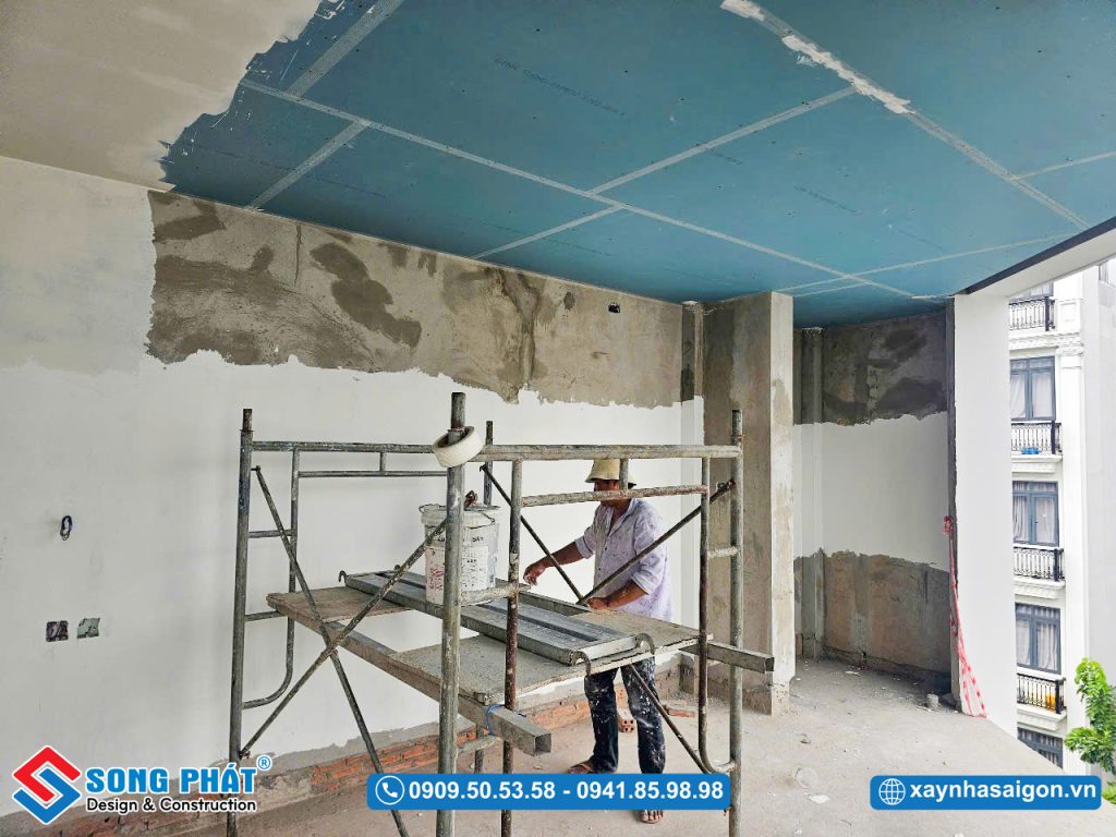 05/04 Hoàn thiện lắp trần thạch cao