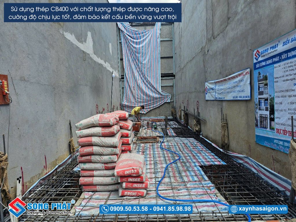 22/06 Đi thép móng - sàn trệt 