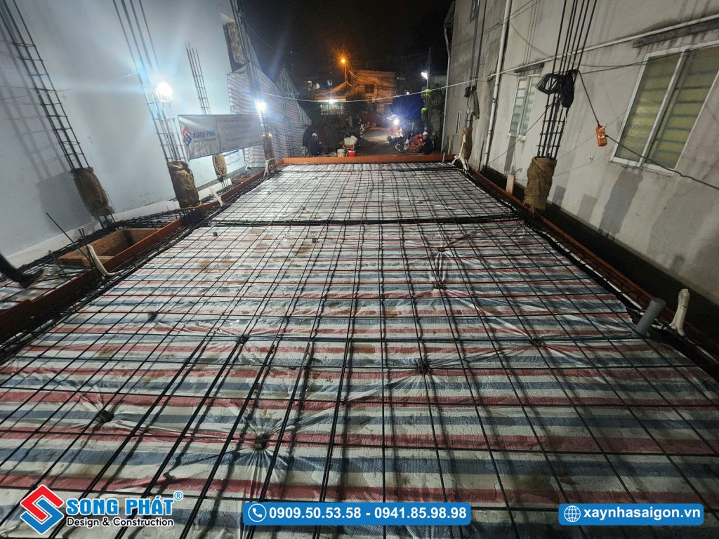 18/04 hoàn thiện đi thép sàn trệt