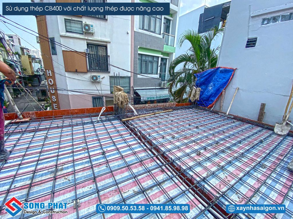 01/03 Hoàn thiện đi thép sàn lầu 1