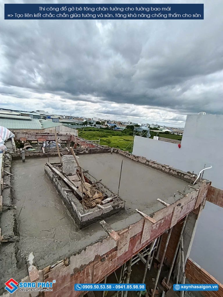 22/06 Hoàn thiện cất nóc sàn mái 