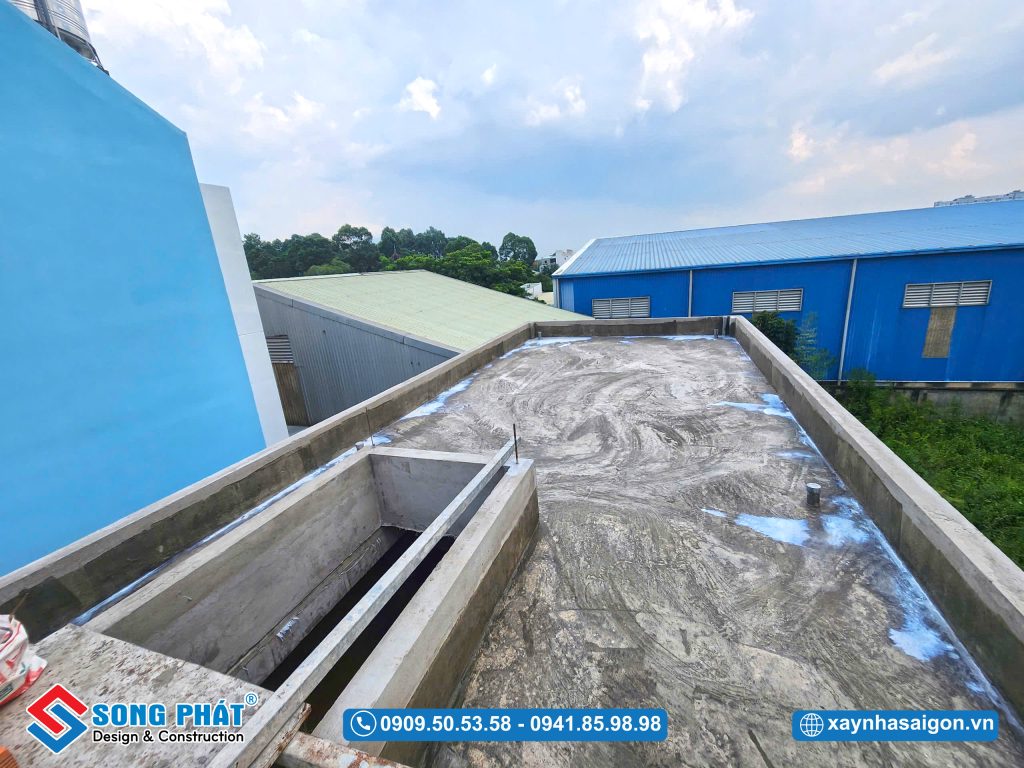 21/05 Chống thấm sàn mái nước 1 
