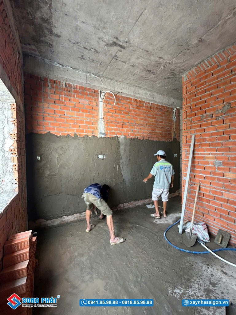 16/07 Tô tường lầu 1