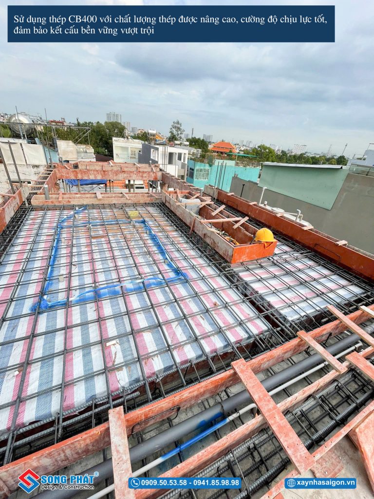 11/03 Hoàn thiện đi thép sàn mái