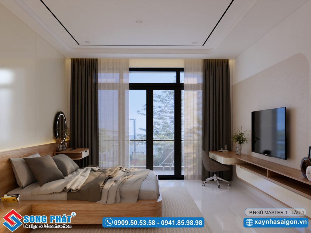 Hệ cửa kính lớn tối ưu ánh sáng vào không gian