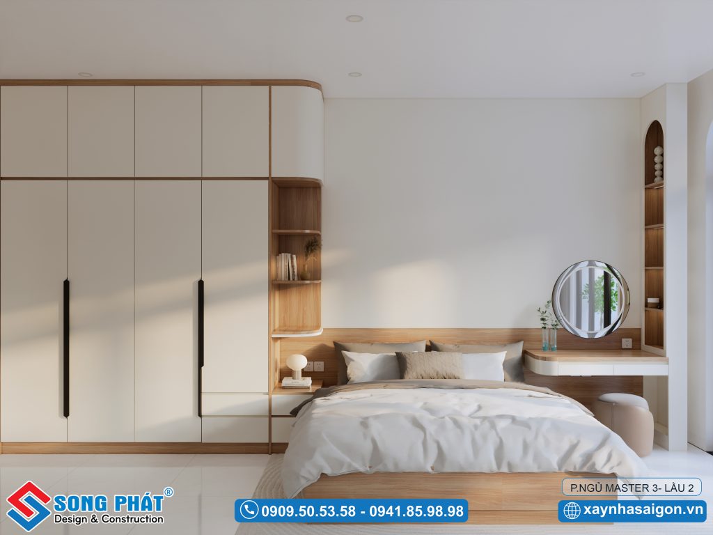 Tủ quần áo kịch trần tối ưu không gian sử dụng