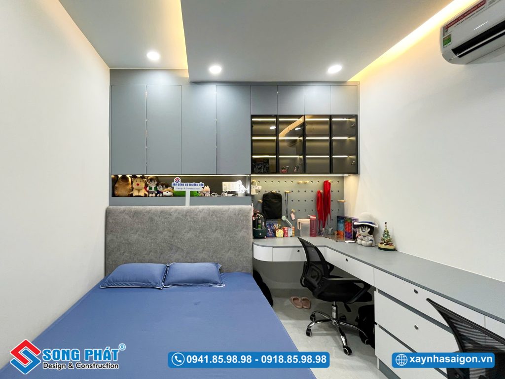 Phòng ngủ mang phong cách đơn giản, nhẹ nhàng