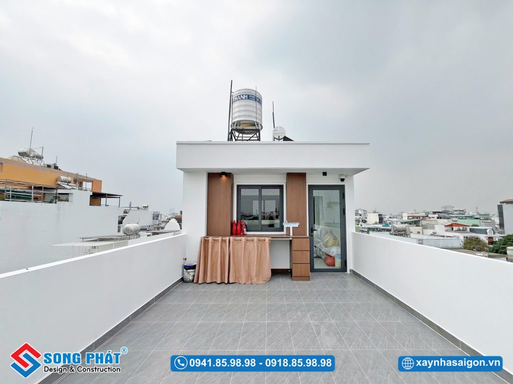 Khu vực trên cao tạo cảm giác thoáng đãng