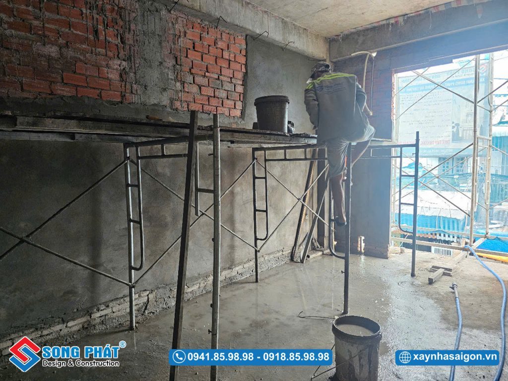 15/07 Tô tường lầu 1