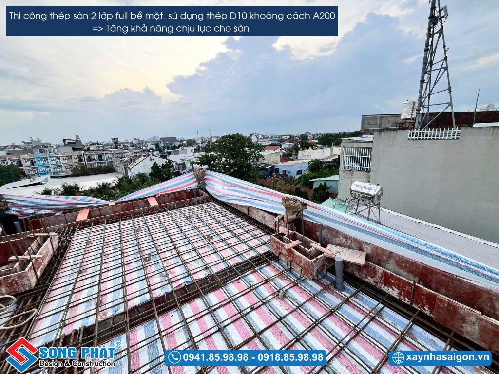 07/06 Hoàn thiện đi thép sàn mái